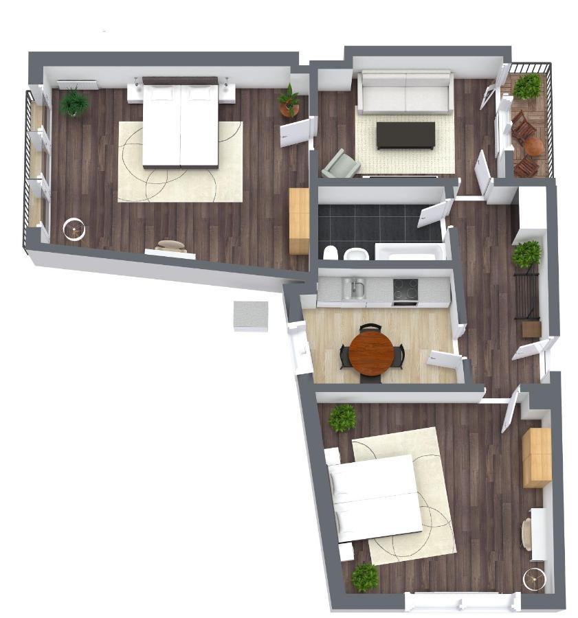 80Qm Luxurioese Designerwohnung Im Herzen Bochums المظهر الخارجي الصورة
